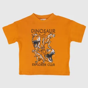 "Dinosaur Explorer Club" Short-Sleeved T-Shirt