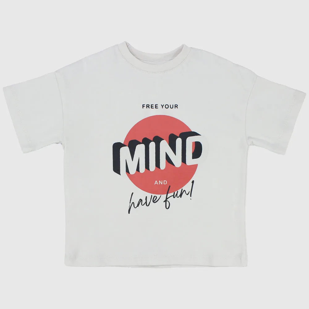 "Free Your Mind And Have Fun" Short-Sleeved T-Shirt