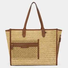 Raffia Pocket Tote