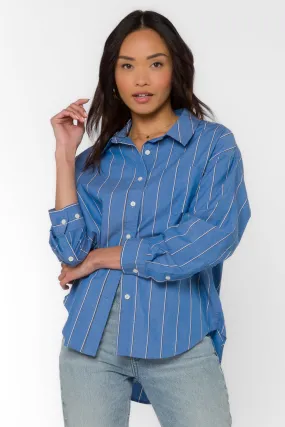 Randall Blue Stripe Shirt