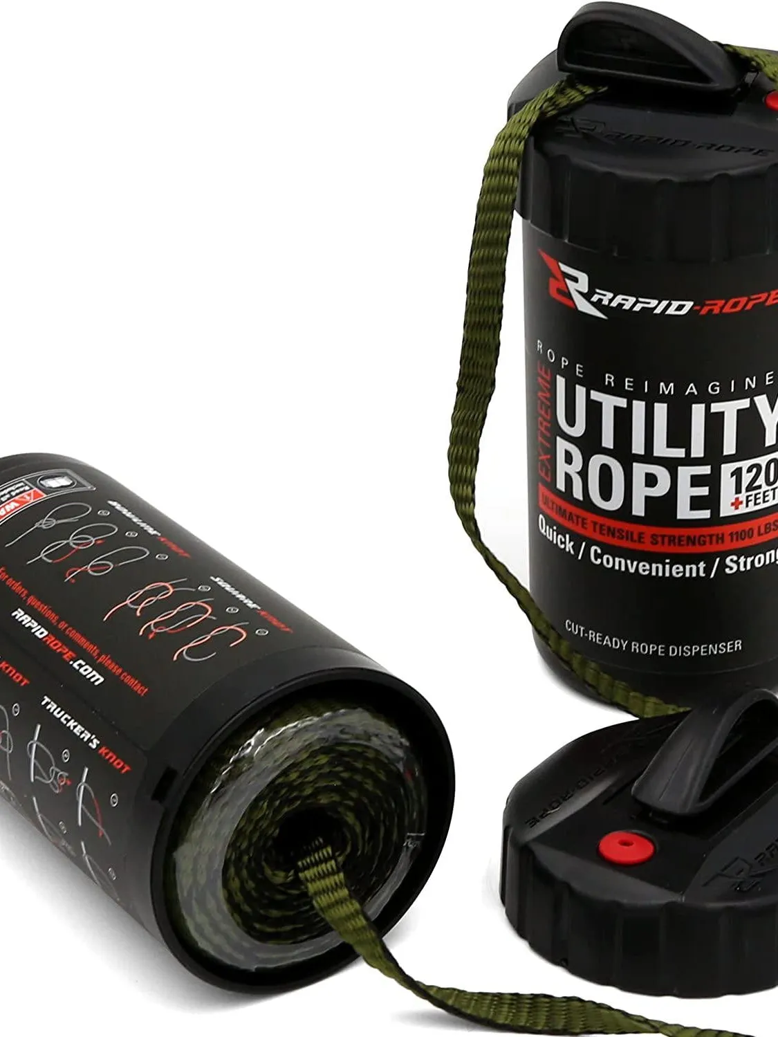 Rapid Rope Canisters | Rope In a Can | 120 Feet | 1100 lb Test | USA Made!