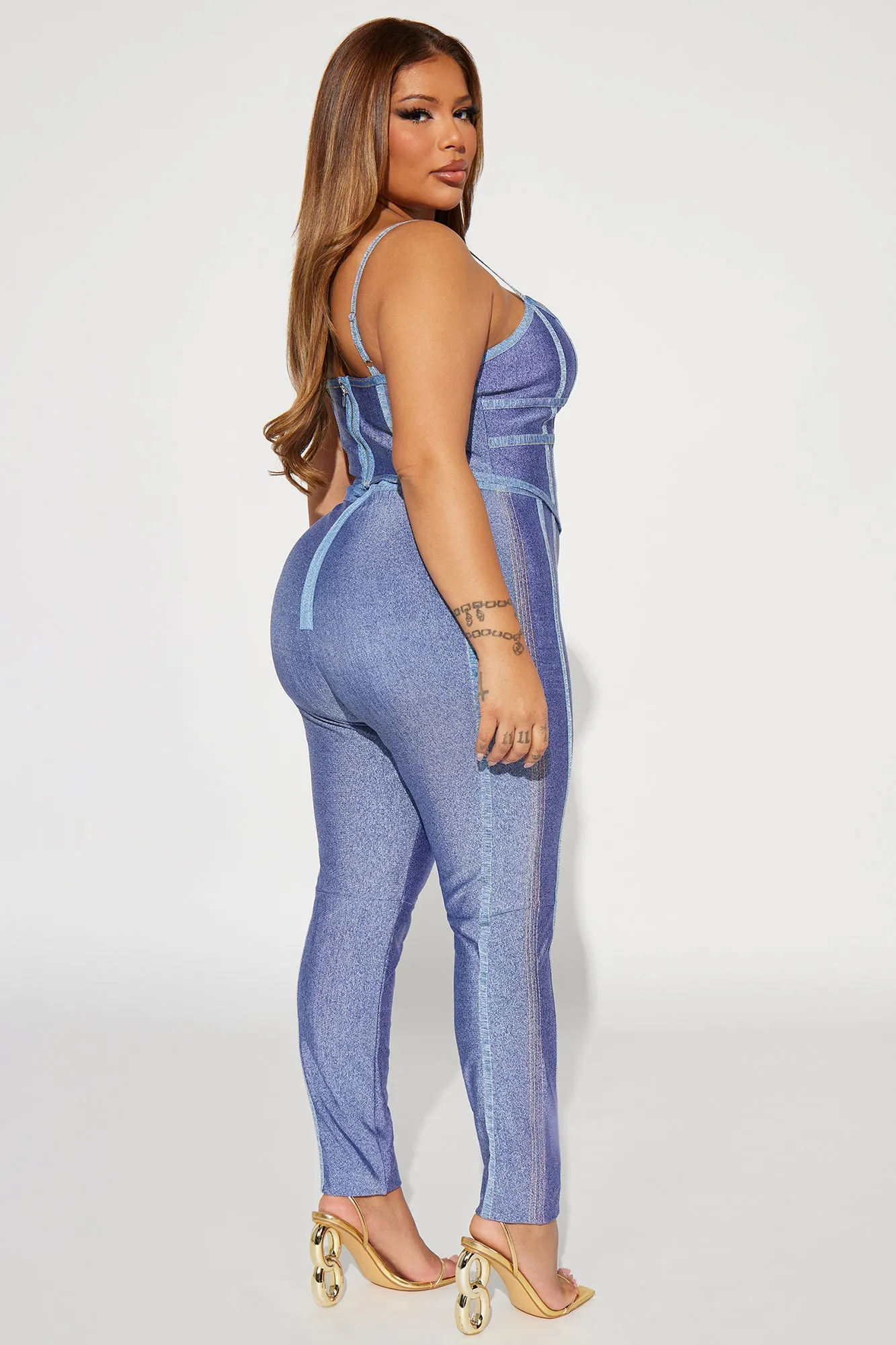 Rio Night Bandage Legging Set - Blue