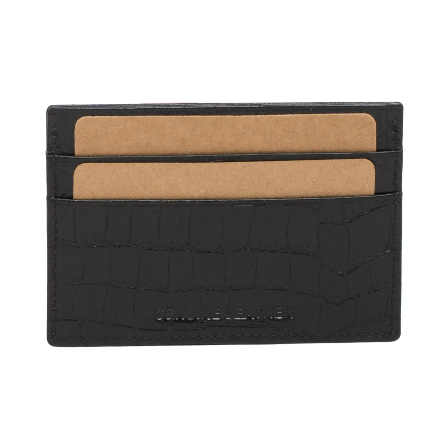 RL Leather Pocket Card Holder