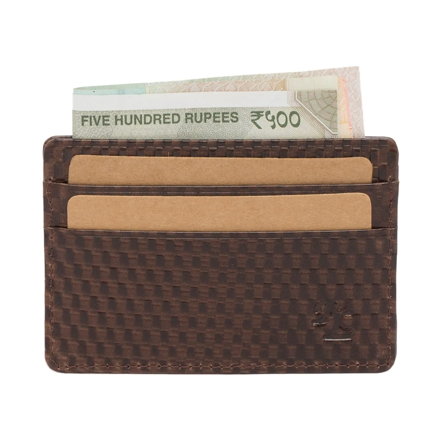 RL Leather Pocket Card Holder