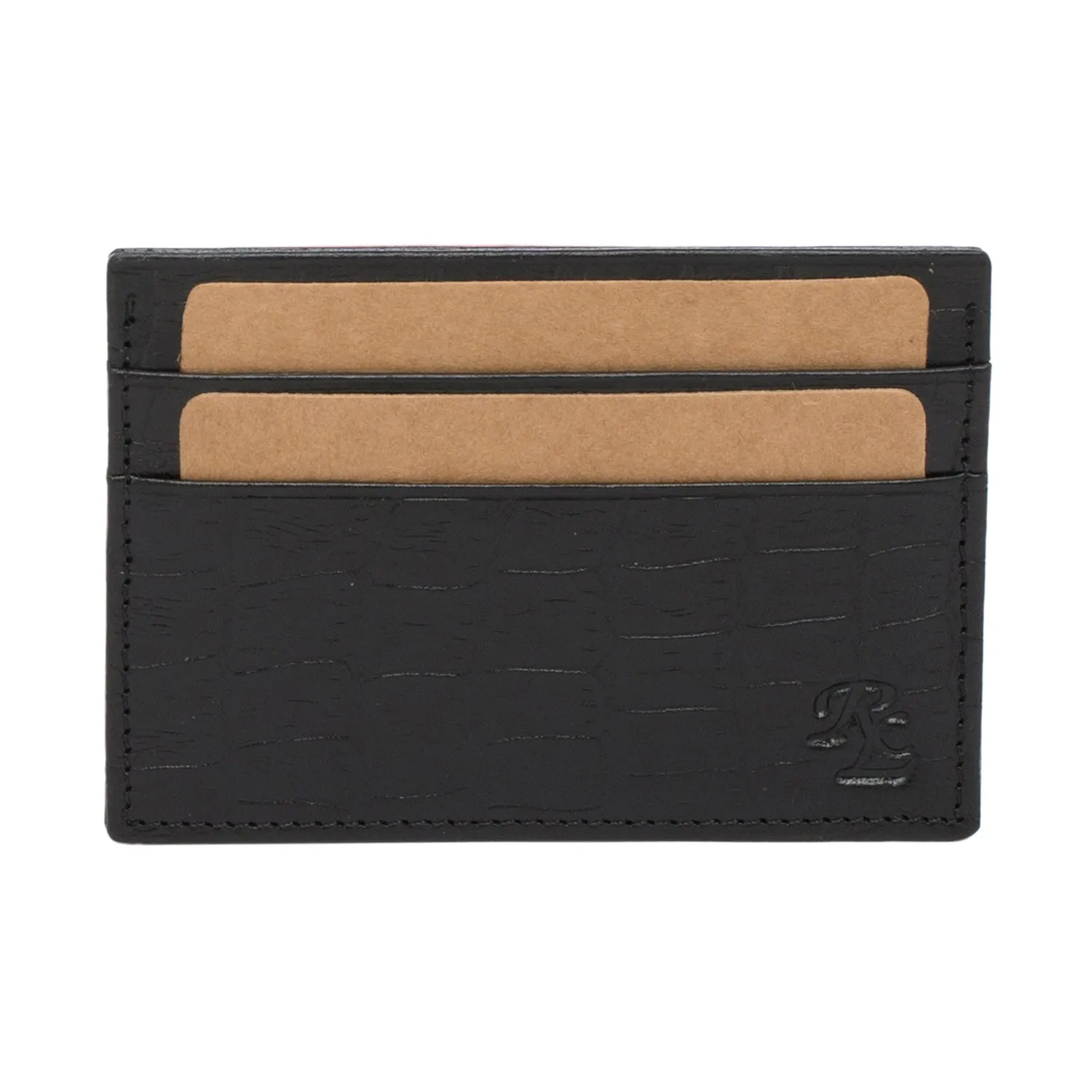 RL Leather Pocket Card Holder