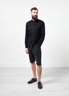 Scotland Button-Up in Black