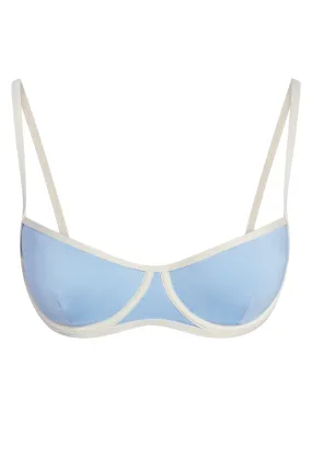 Somerset Top - Ivory/Sea Mist