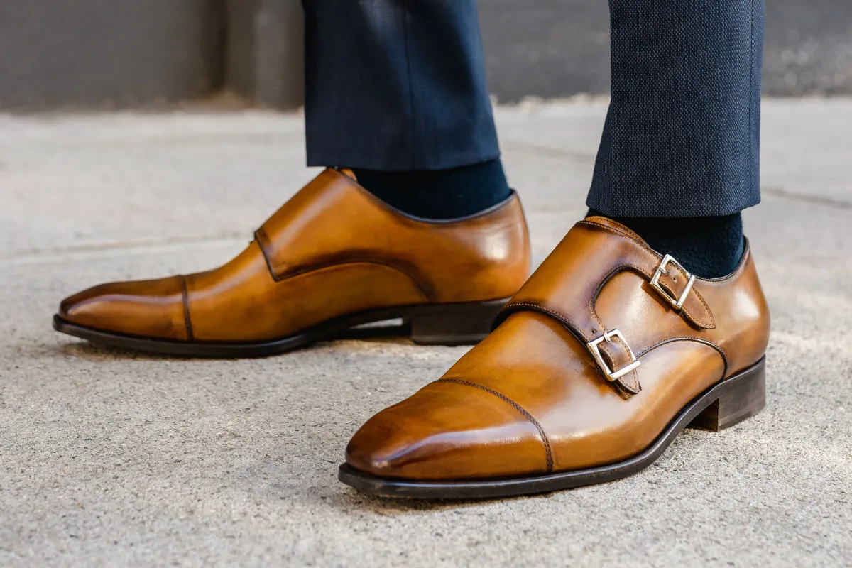 The Burton Double Monk Strap - Tobacco