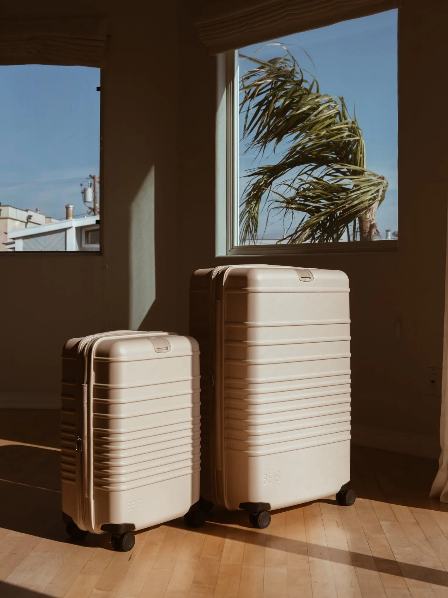 The Carry-On Roller in Beige