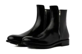 The Harrison Zipped Boot - Nero