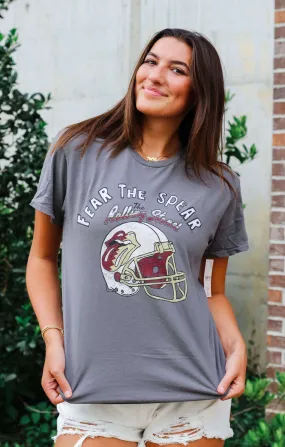 The Helmet Lick Thrifted Tee (FSU x Rolling Stones)