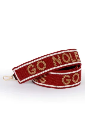 The "Go 'Noles" Bead Purse Strap