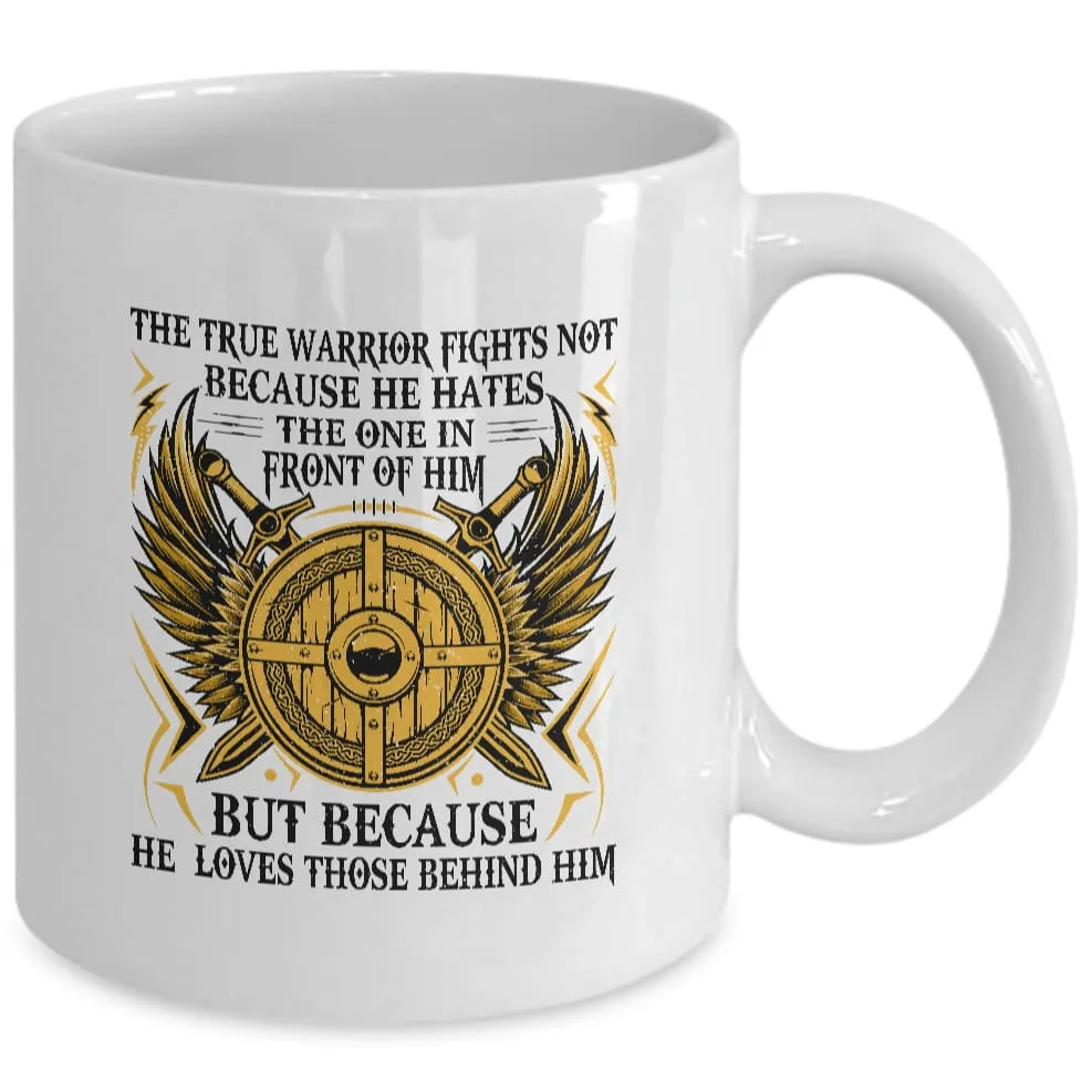 The True Warrior White Mug