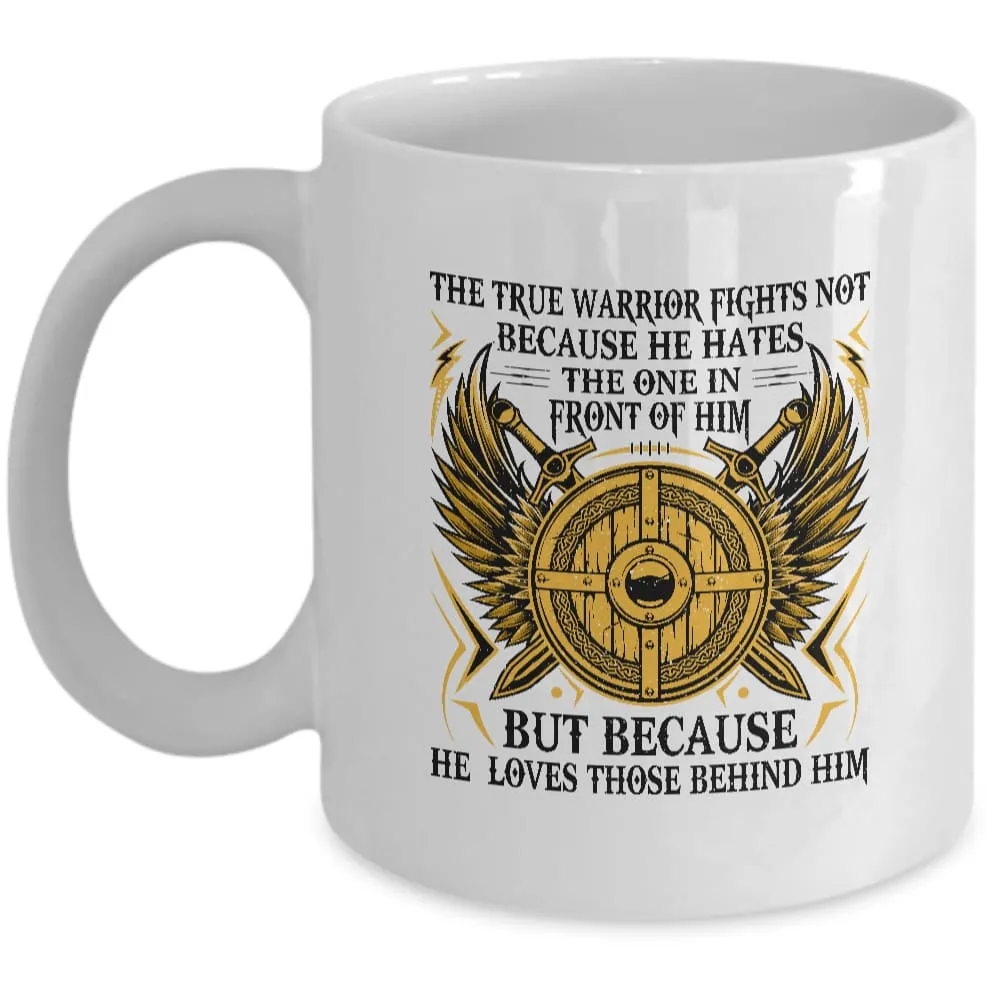 The True Warrior White Mug