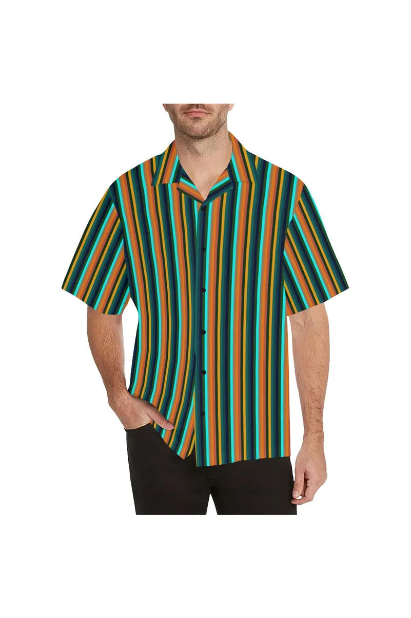 Tropical Stripes Hawaiian Shirt