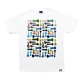 True Pipes Men's T-Shirt White