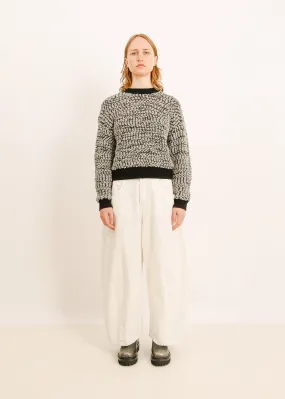 W24 | GITA KNIT / BLACK-WHITE