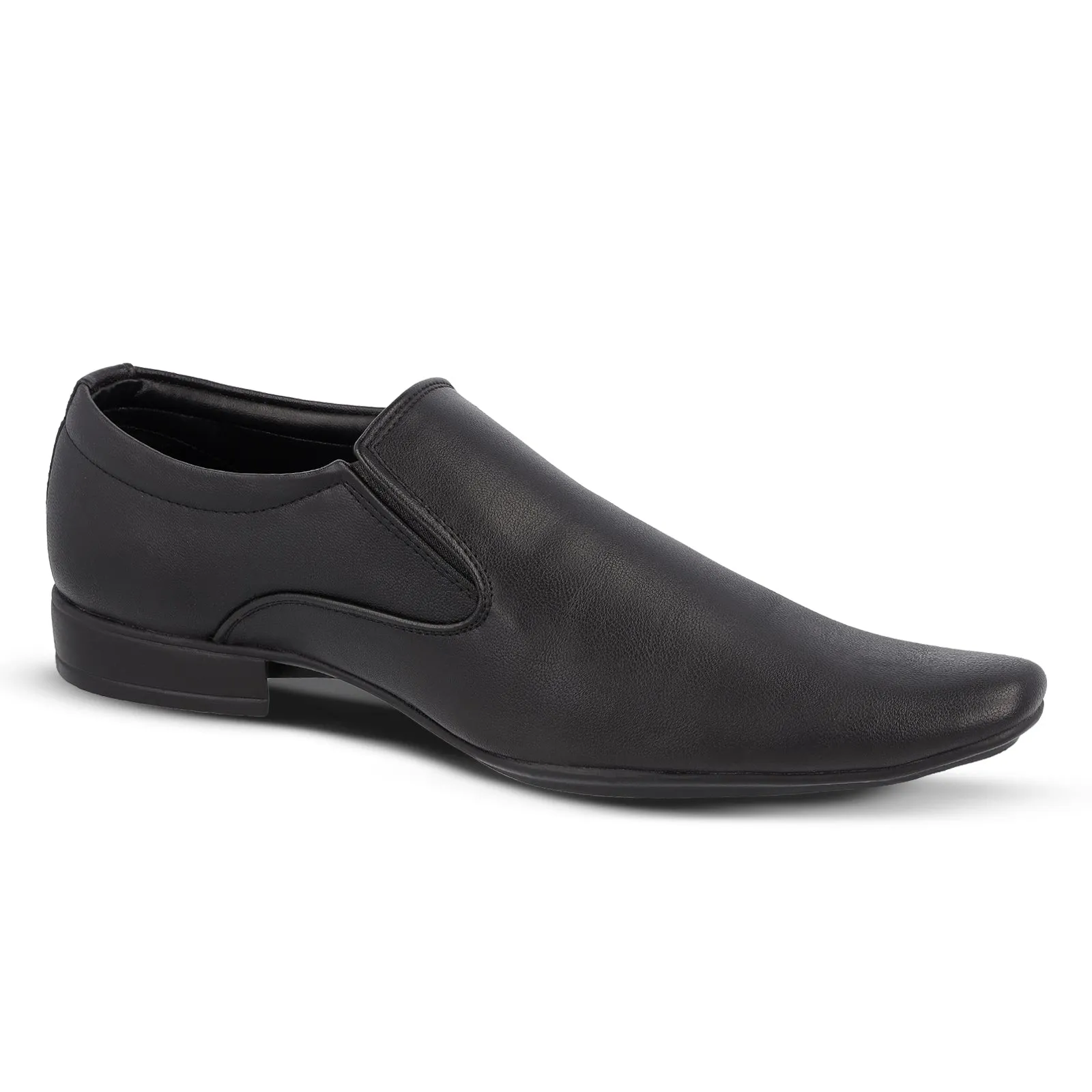 Walkaroo Men Loafer Formal Shoes - 17101 MATTE BLACK