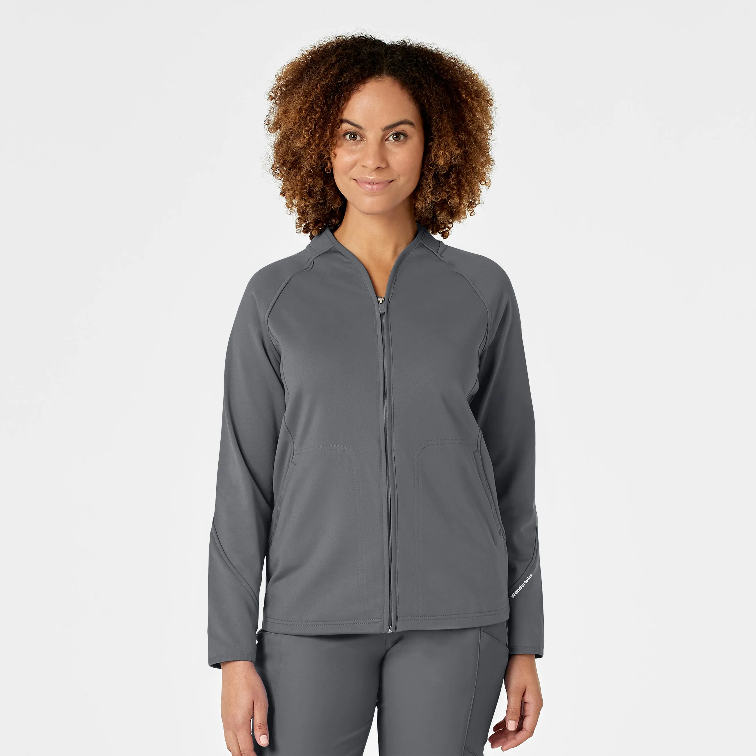 Wink LAYERS Women's Fleece Full Zip Scrub Jacket 8209